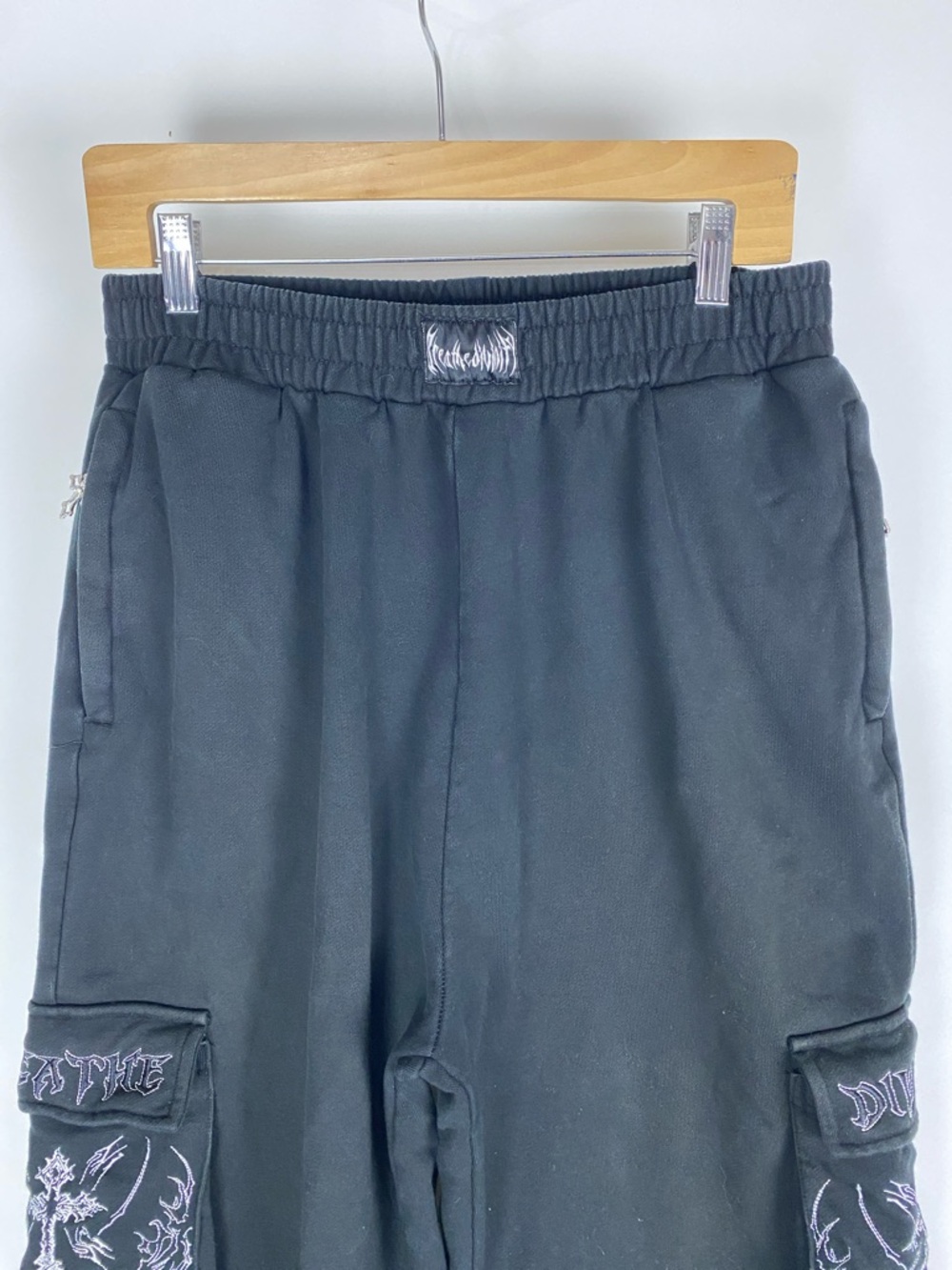 Breathe Divinity Cargo Sweat Pants Black Men’s Size Large - Picture 2 of 11